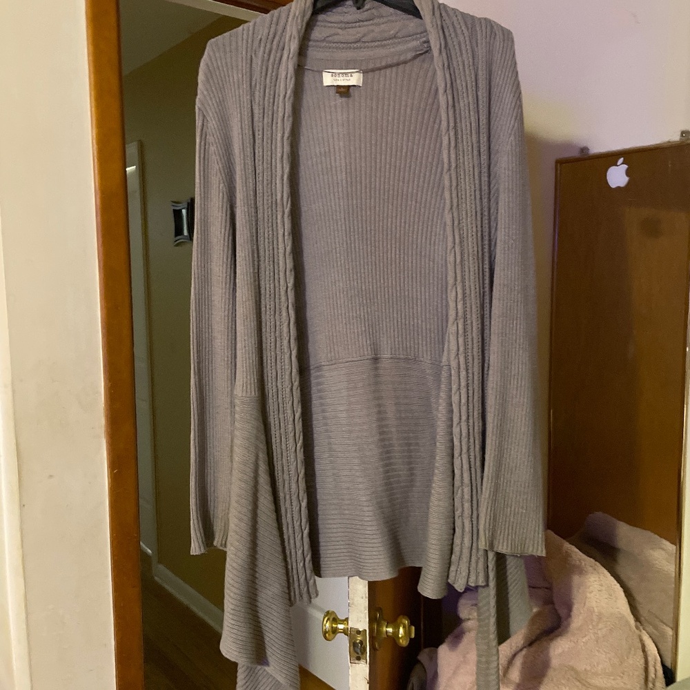 Long Gray Sweater